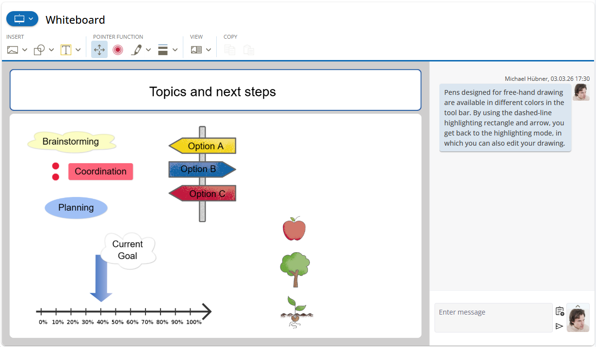 Workspace Layout Illustration